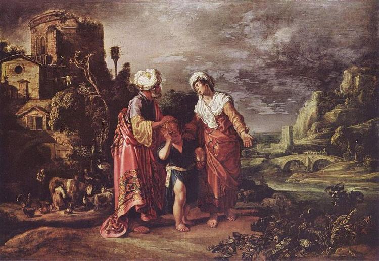 Pieter Lastman Abschied Hagars Germany oil painting art